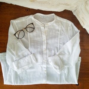 GAP Button Down Shirt Collarless blouse